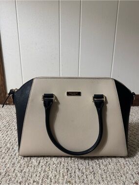 Kate Spade Tilden Place Pippa Almondine/Black Handbag